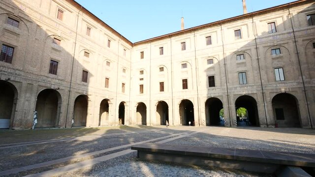 Parma, Italy, the Pilotta square