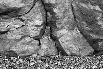 spain,canary islands, la palma :  charco verde, beach, rocks