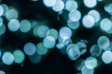 blue bokeh background