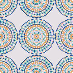 Obraz premium Moroccan seamless ornament. Vector design with traditional pattern.