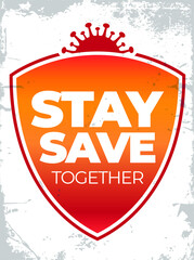 Corona Virus T-shirt Design vector.  Covid-19 Poster Design.