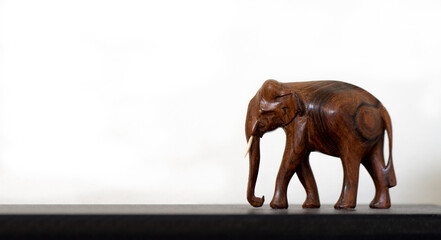 Elephant with space for text