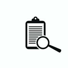 file search icon vector