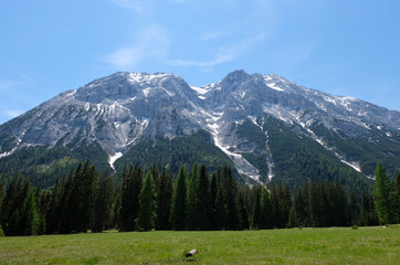 Fototapeta na wymiar Gaistal in Leutasch Tyrol