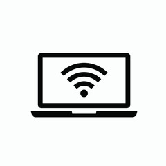wi-fi icon vector sign