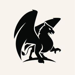 Griffin logo vector illustration