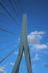 Top of the Erasmus bridge, Rotterdam, The Netherlands