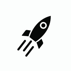 rocket icon vector