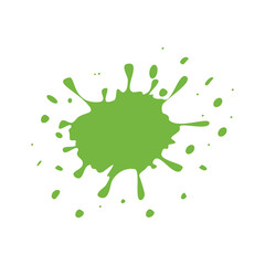 Splash vector green shape illustration isolated on white background