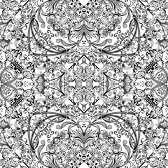 Vector ethnic nature ornamental background