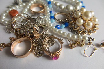 various jewelry items