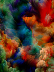 Obraz na płótnie Canvas Depth of Virtual Color