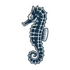 Seahorse marine ocean element, sea horse animal