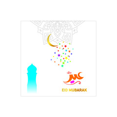 Eid Mubarak
Islamic happy Festival celebration by Muslims worldwide