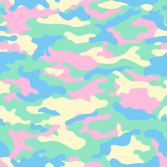 Fototapeta na wymiar vector camouflage pattern for army. Creative camouflage military pattern
