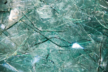 Glass in glass factory