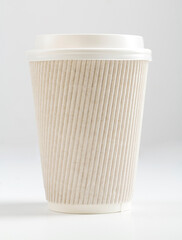 White Paper Cup. Mockup cup.