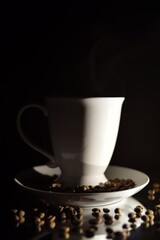 desayuno
merienda
taza cafe
grano cafe