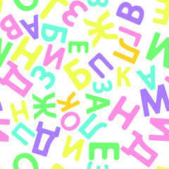 alphabet seamless pattern - 364150901