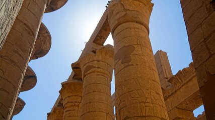 Egipt, Luksor, monolit, Świątynia - obrazy, fototapety, plakaty