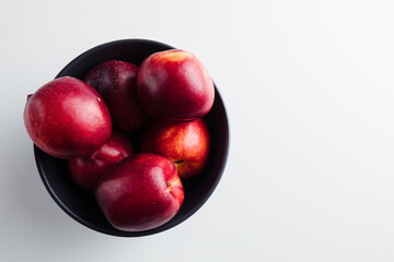 Close-up of red apples. Healthy food.