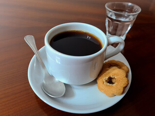 Coffee is a drink produced from the roasted beans of the coffee fruit. It is traditionally served hot, but it can also be eaten chilled.