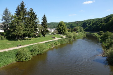 Fototapeta premium Lahn bei Aumenau