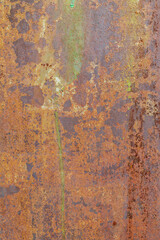 Old Weathered Corrugated Metal Texture