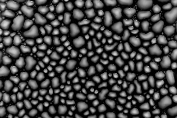 Water drops abstract texture background. Black and white.