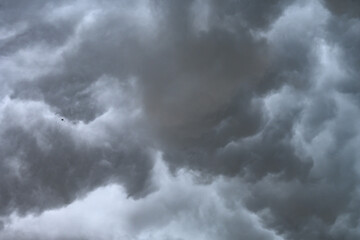 Naklejka na ściany i meble Cielo grigio con nuvoloni prima del temporale