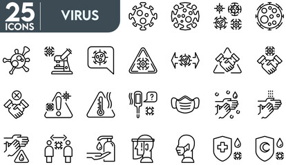 Virus icons