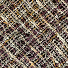 Handwoven hollowly fabric on a black background