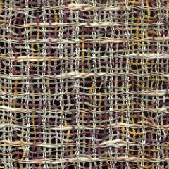 Handwoven hollowly fabric on a black background