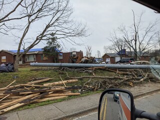 Tornado damage