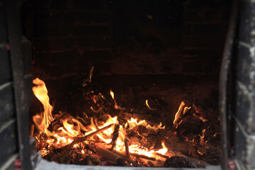Burning Joss paper in the A-Ma Temple