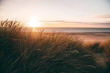 Foto auf Glas sunset on the beach © Bryan