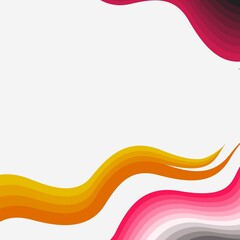 colourful abstract wave for background, wallpaper, texture, banner, label, cover etc. vector design