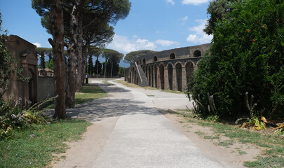Fototapeta na wymiar Pompeii Anfiteatro