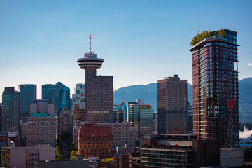 Fototapeta na wymiar Vancouver City Skyline Landscape