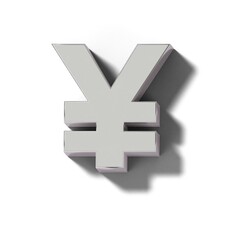 Obraz premium リアルなシルバーの文字ブロックの¥