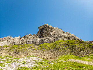 Panoramic hike at the Nebelhorn in Allgau