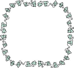 vector drawing mouse background frame border