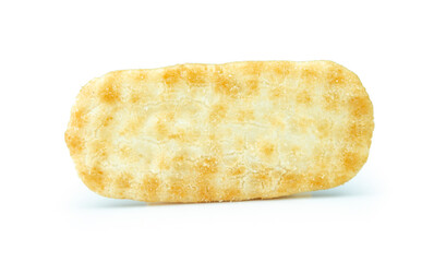 rice cracker isolated on white background