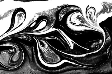 Monochrome abstract pattern. Marble imitation background.