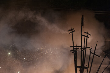 草花火（越後和納十五夜まつり）