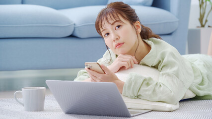 スマートフォン・女性