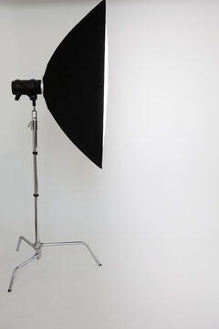 studio shot of a photo camera