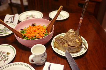 American home made steak