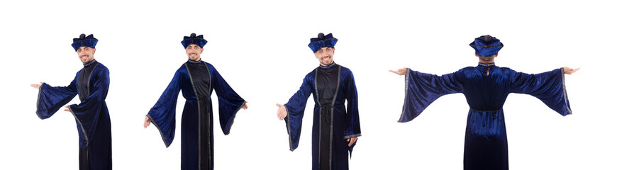 Wizard isolated on the wise background
