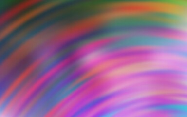 Light Multicolor vector backdrop with wry lines. Modern gradient abstract illustration with bandy lines. A completely new template for your design.